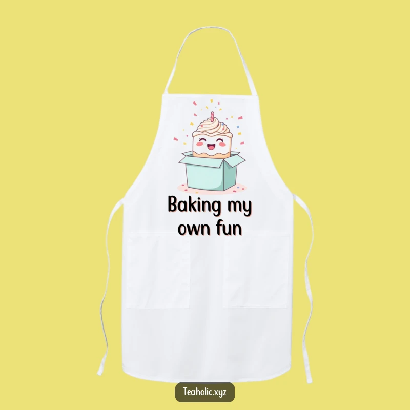 Funny Happy Cake Apron - Bake and Celebrate with Style