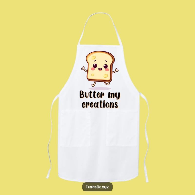 Funny Toast Apron: Buttered Hop for a Cheerful Funny Gift