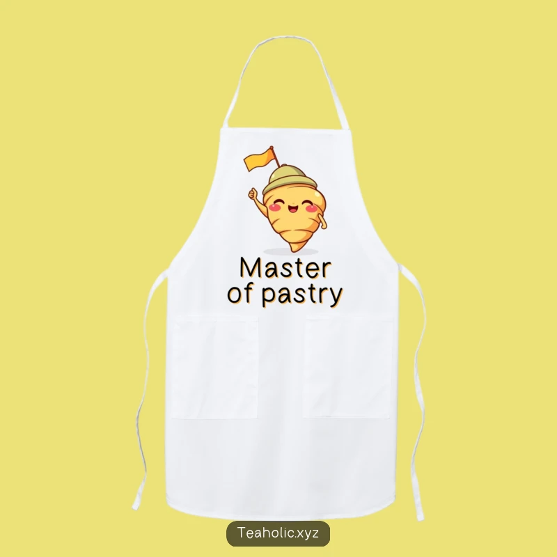 Funny Croissant Apron: Giggling Baker for a Fun Funny Gift