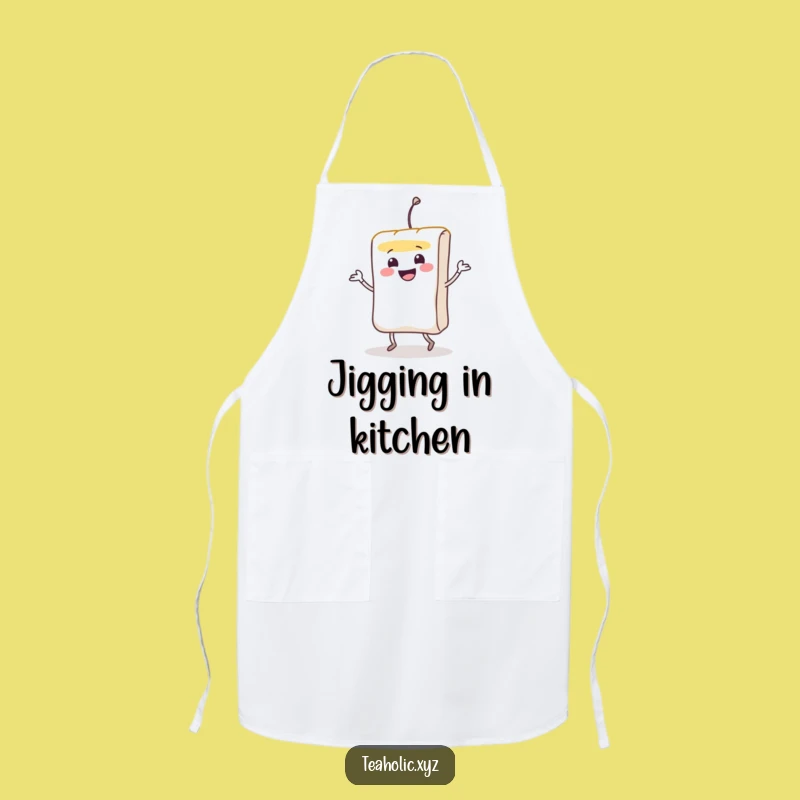 Funny Teabag Jig Apron: Stir Up Fun in the Kitchen With This Design