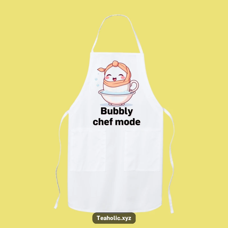 Funny Teacup Apron: Cook with Witty Relaxation