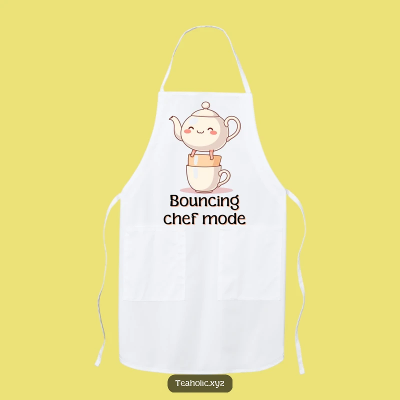 Funny Teapot Apron: Cook with Cheerful Merriment