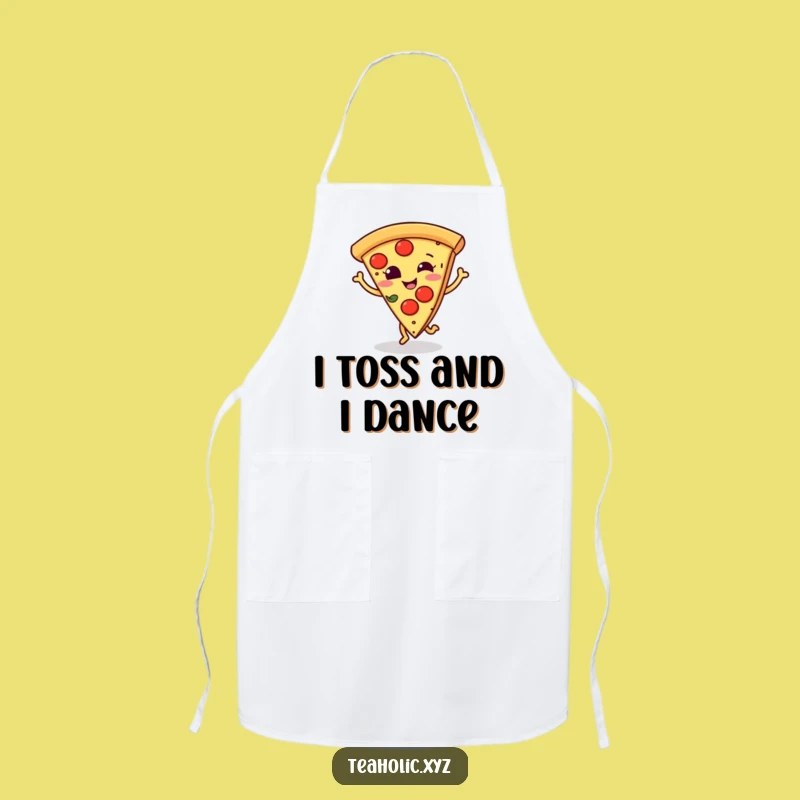Funny Pizza Apron - Kitchen Fun for Dancing Pizzerias