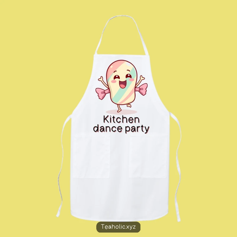 Funny Candy Dance Apron: Cook Up Fun with Sweet Energy