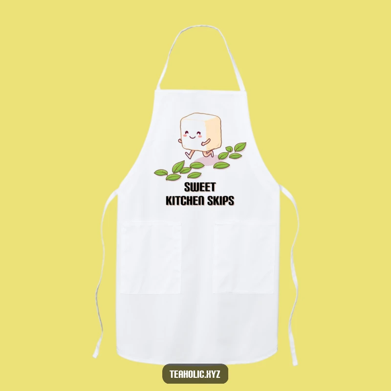 Funny Sugar Cube Apron: Bake with Sweetness and Smiles