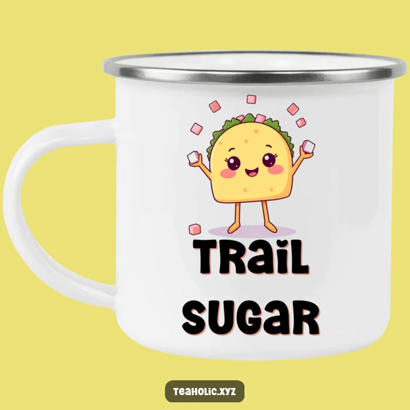 Funny Taco Juggler Camping Mug: Durable Happy Cup, Ideal Funny Gift for Campers
