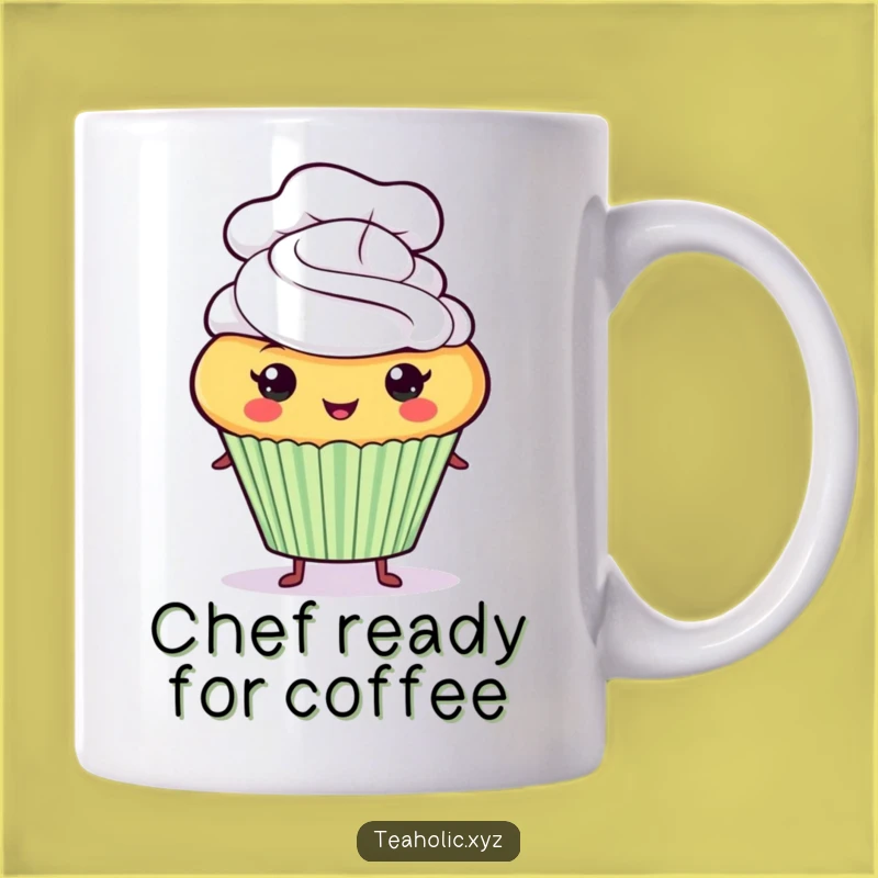 Funny Cupcake Chef Mug: Proud Character's Baking Pride for Your Coffee Gift