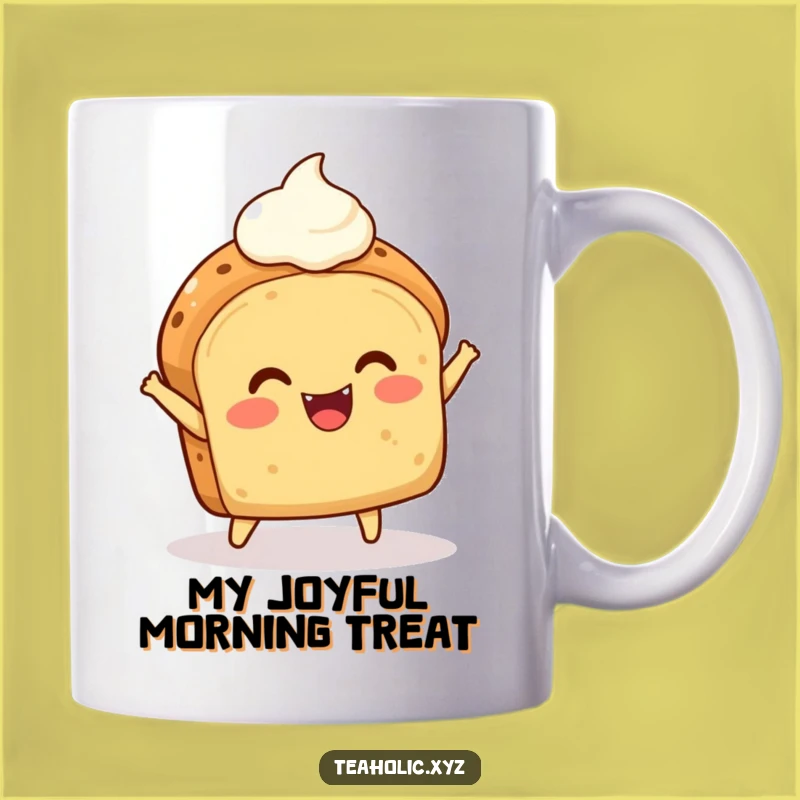 Funny Bouncing Scone Mug - Add Joy to Your Morning Brew!