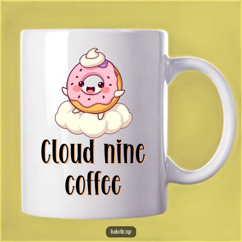 Funny Bubbly Donut Mug: Bounce into Your Day with Hilarious Joy