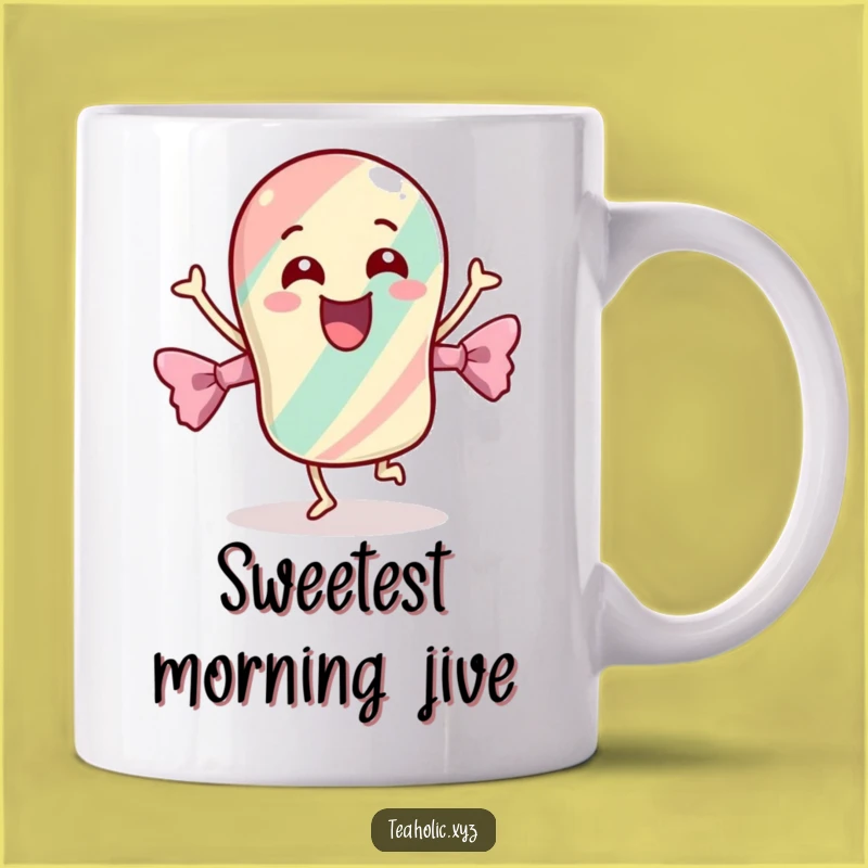 Funny Candy Dance Mug: Sweet Fun for Your Morning Coffee Break