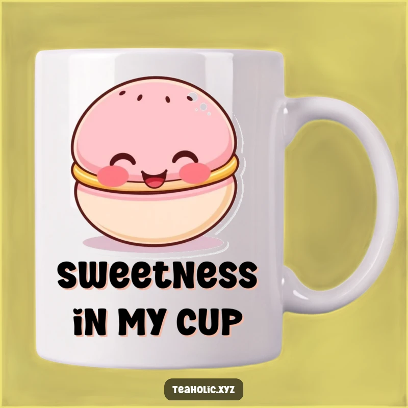 Funny Macaron Mug - Sweet Treat Gift for Cheerful People