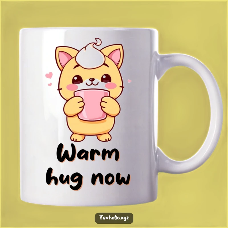 Funny Scone Hug Mug: Cozy Character Gift for Warm Moments