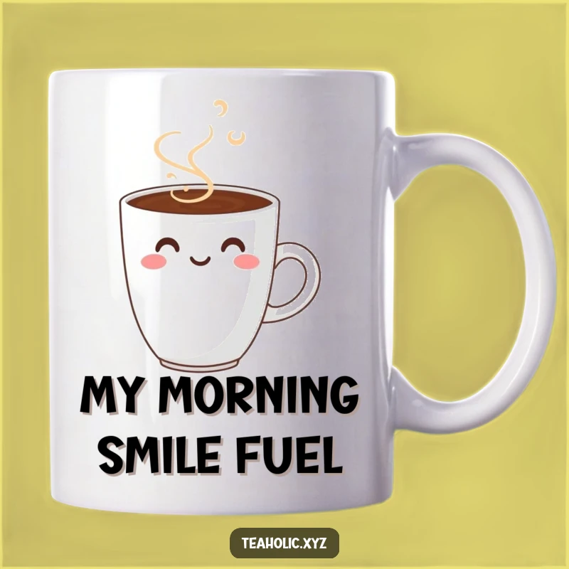 Funny Smiling Coffee Cup Mug - Perfect Morning Brew Gift for Coffee Lovers