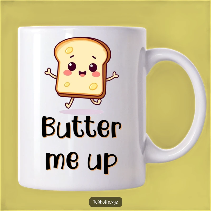 Funny Toast Mug: Buttered Hop for a Cheerful Funny Gift