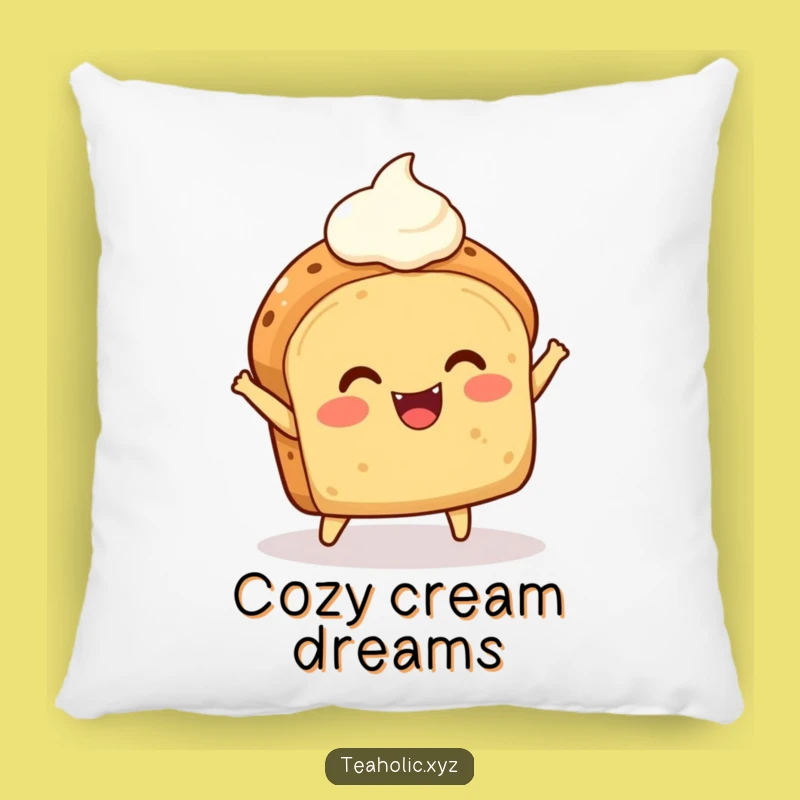 Funny Bouncing Scone Pillow - Cozy Comfort with Joyful Bounce!