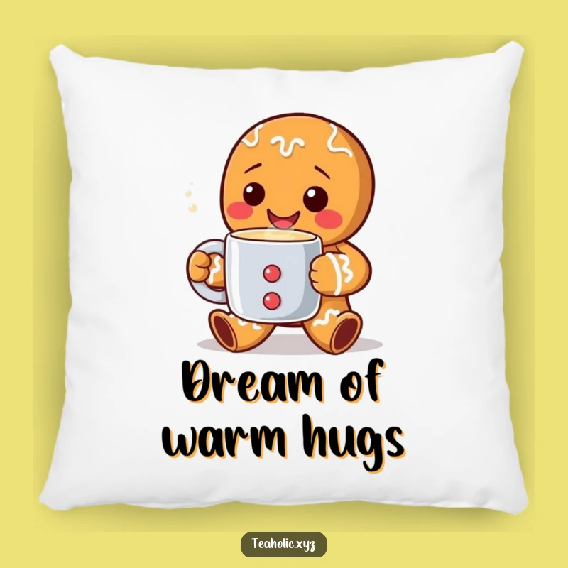 Cozy Funny Gingerbread Man Pillow: Snuggle Up With Holiday Comfort