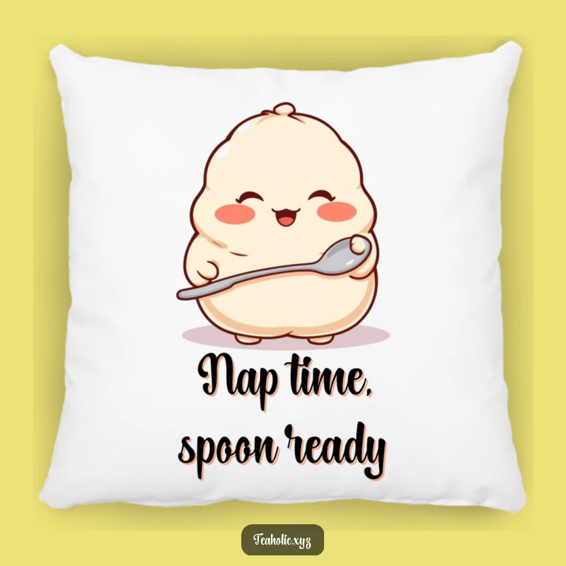 Cute Funny Dumpling Spoon Pillow: Comfy Cuddles with a Side of Humor