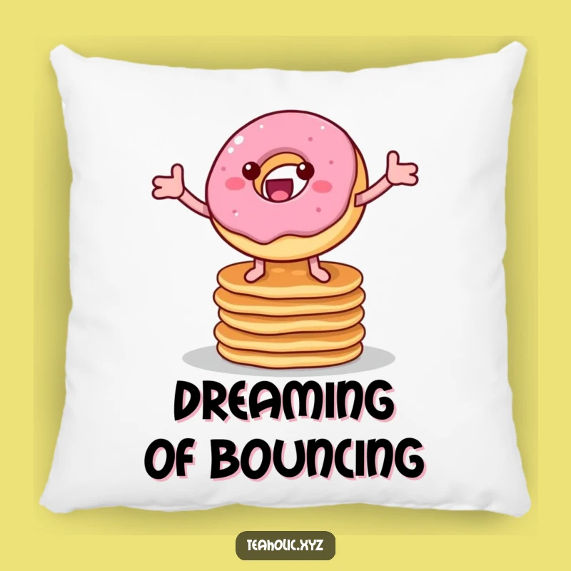 Funny Donut Pancake Bounce Pillow - Soft Touch of Funny Comfort