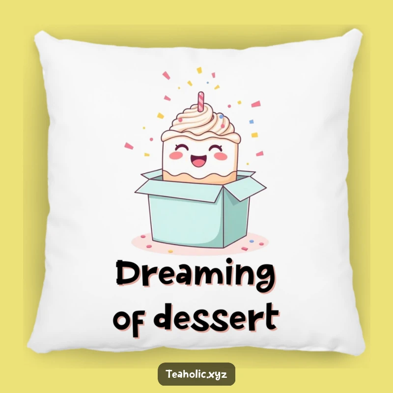 Cozy Funny Happy Cake Pillow - Add a Touch of Sweetness to Your Home