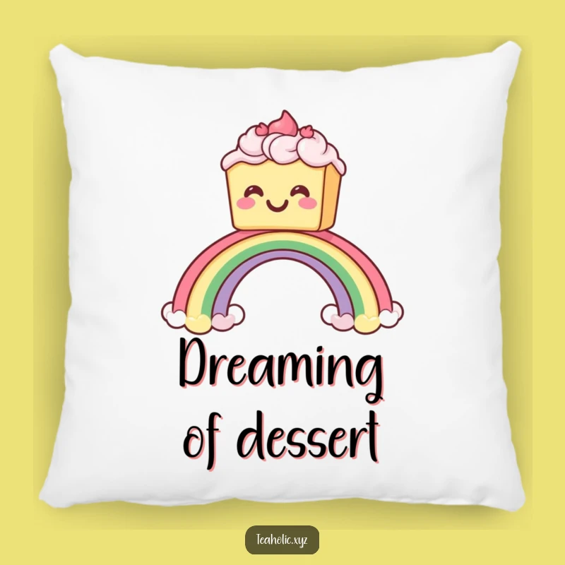 Cute Funny Cake Rainbow Pillow: Cozy Comfort with a Slice of Humor