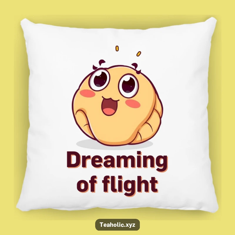Funny Surprised Croissant Pillow: Snuggle Up with This Joyful Pastry Cushion