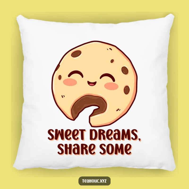 Funny Giggling Cookie Pillow - Cozy Comfort with Sweet Sharing!