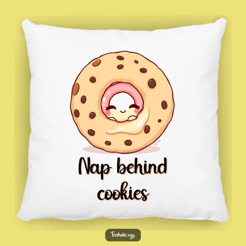 Cozy Mischief Funny Donut Pillow - Sweet Dreams with a Wink