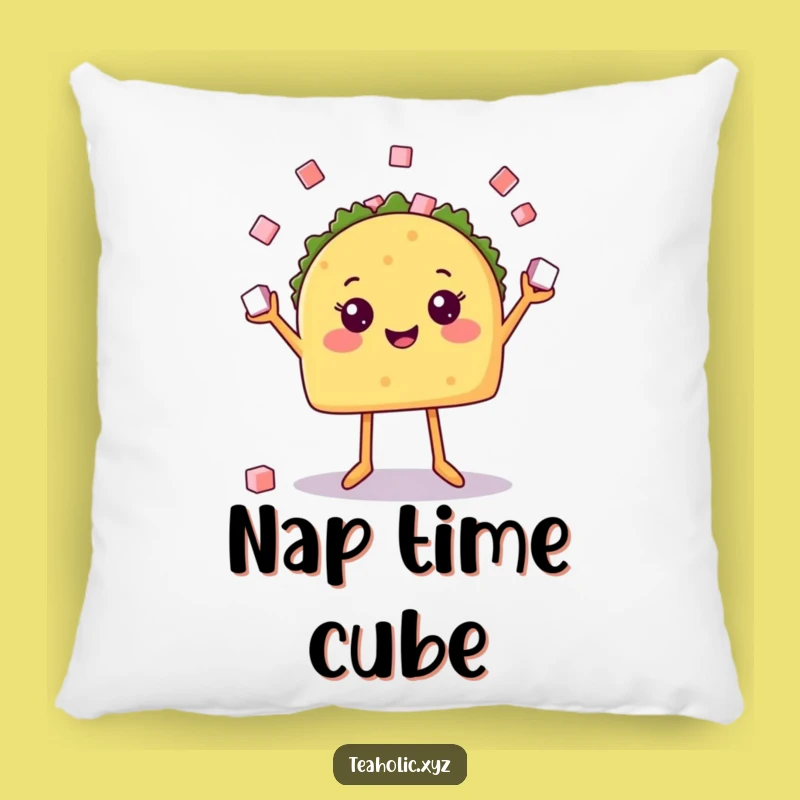 Funny Taco Juggler Pillow: Cozy Happy Decor, Perfect Funny Gift for Comfort