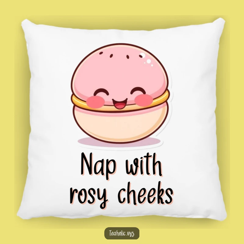 Funny Macaron Pillow - Cozy Comfort with a Sweet Smile