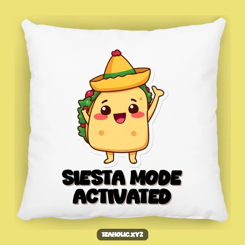 Funny Taco Pillow - Cozy Fiesta Comfort for Your Home