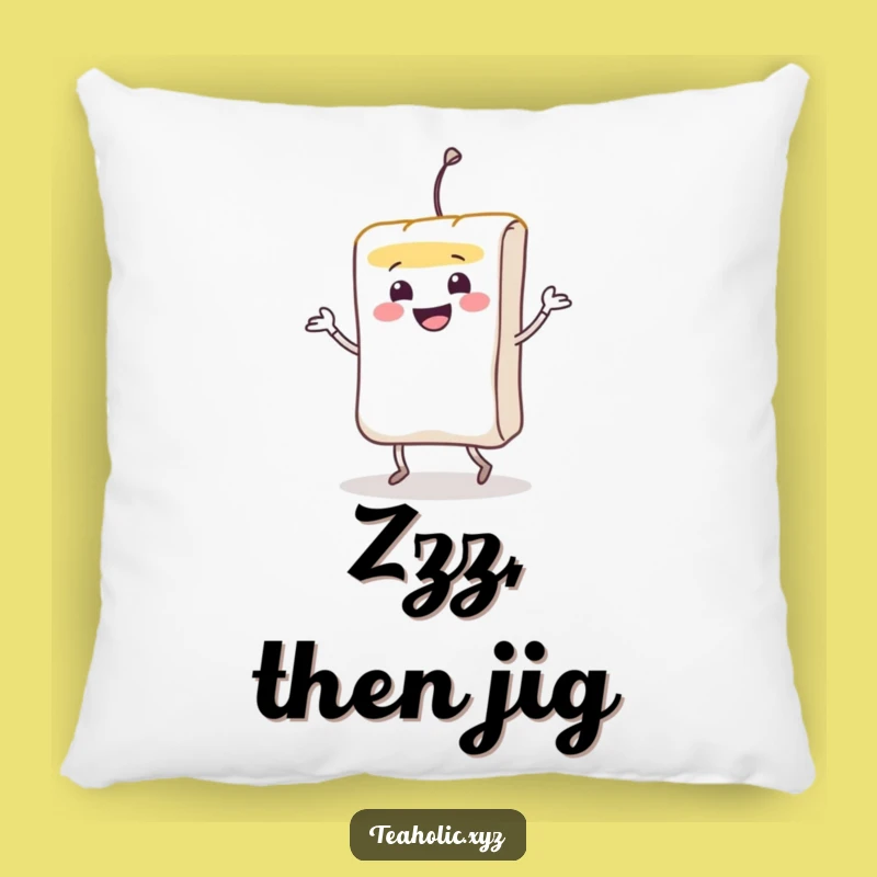 Funny Teabag Jig Pillow: Snuggle Up With a Dancing Character