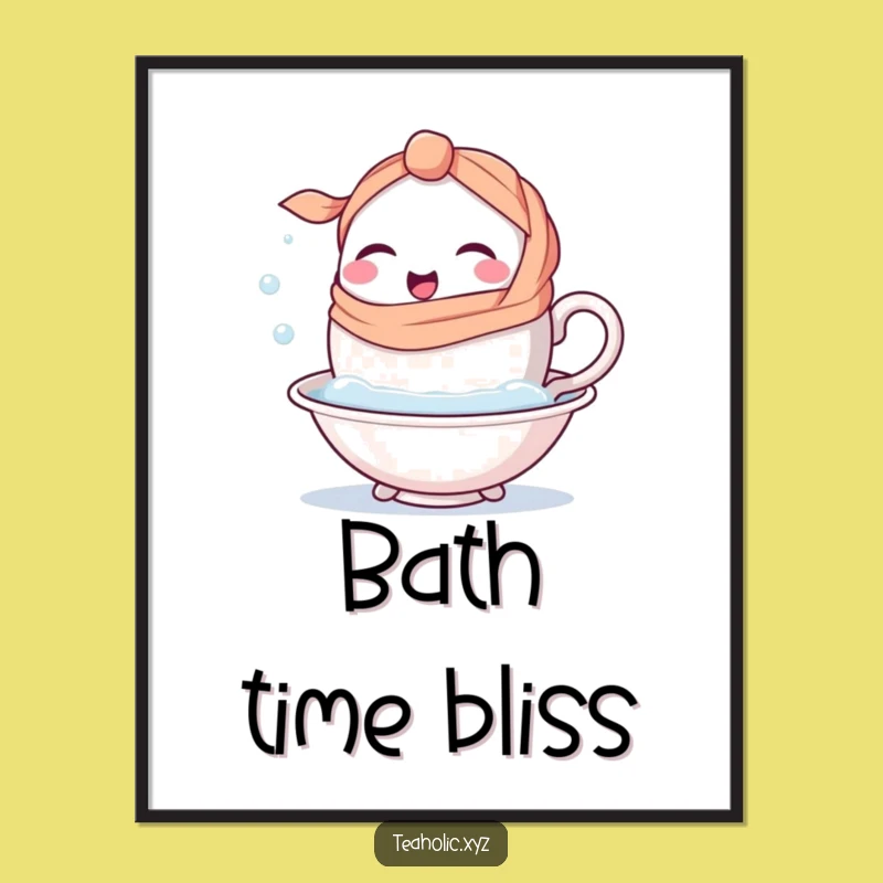 Funny Teacup Digital Art: Instant Relaxation for Your Walls