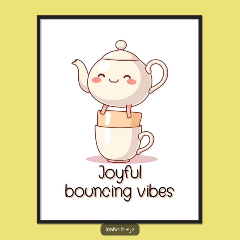 Funny Teapot Digital Art: Instant Cheer for Your Walls