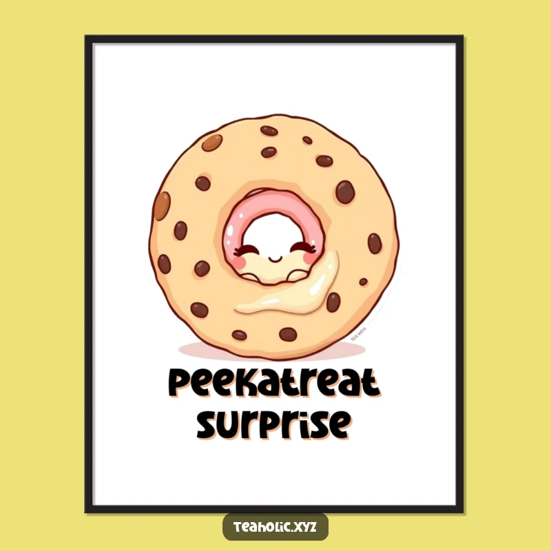 Mischief Maker Funny Donut Poster - Sweet Wall Art