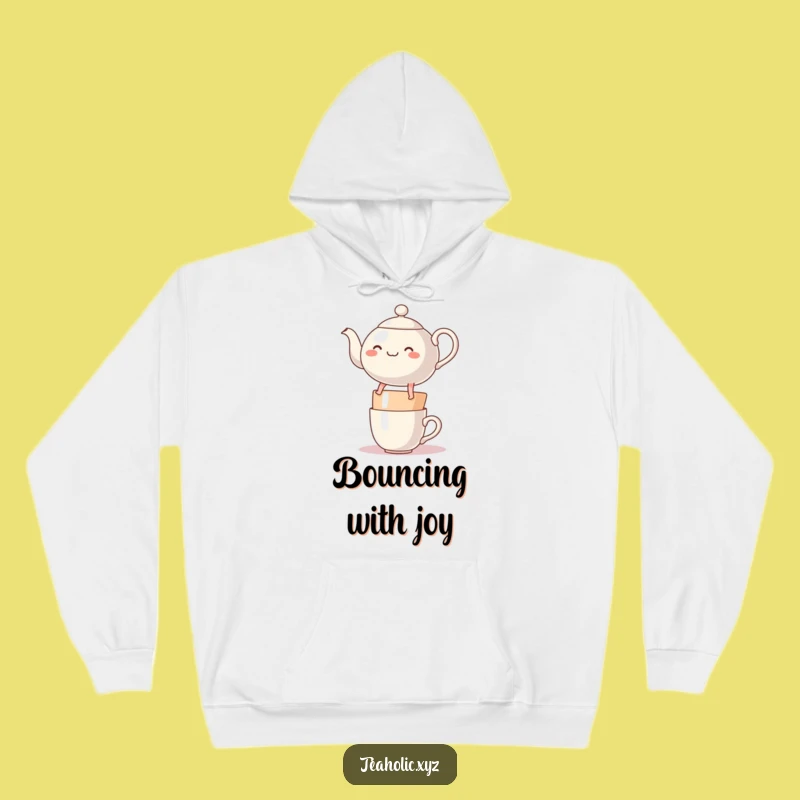Funny Teapot Hoodie: Cozy Fun and Merry Bouncing
