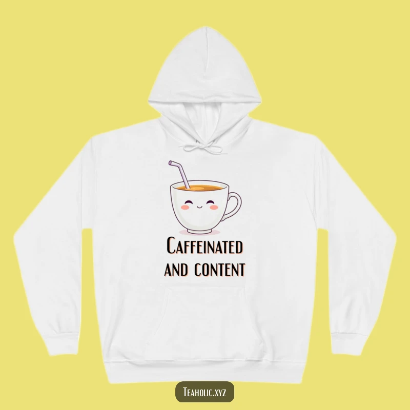Funny Teacup Sip Hoodie: Cozy Character Sweatshirt, Ideal Humorous Gift!