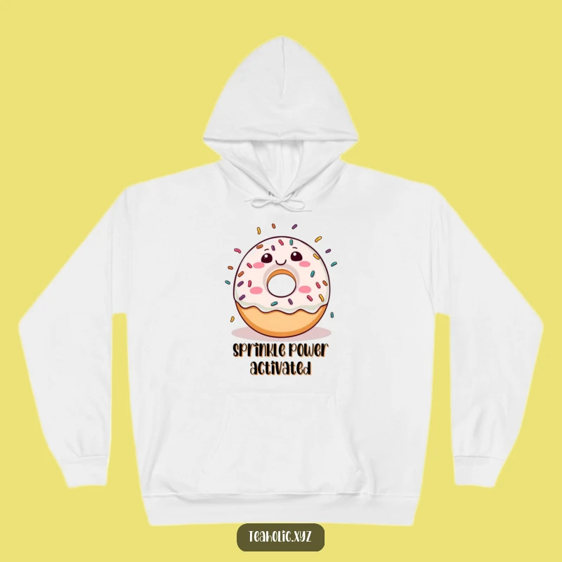 Funny Donut Sprinkle Joy Hoodie: Cozy Up With This Cheerful Character Comfort