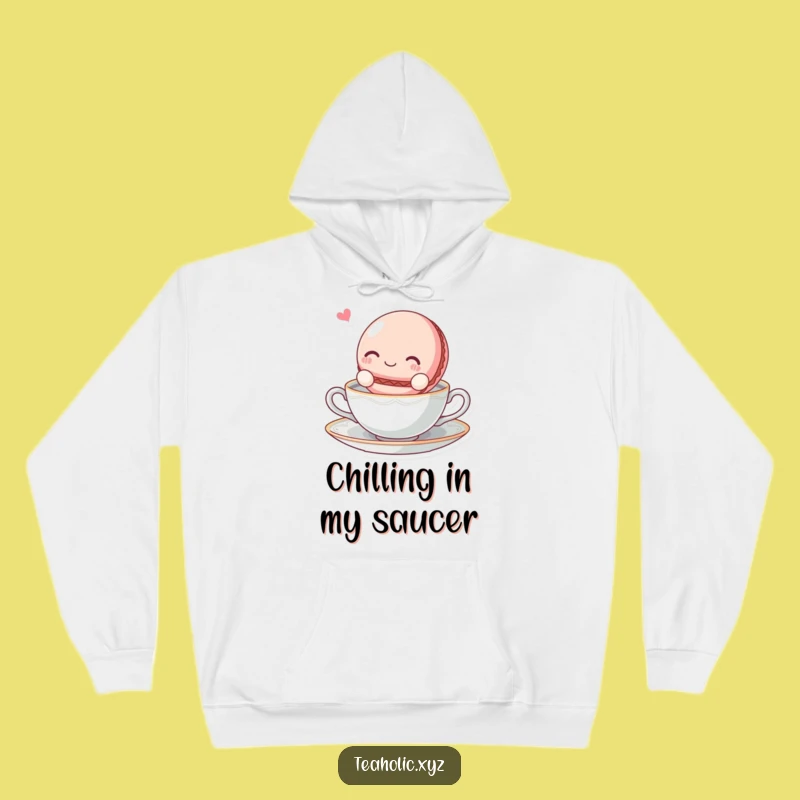 Funny Macaroon Float Hoodie: Cozy Bliss and Sweet Serenity