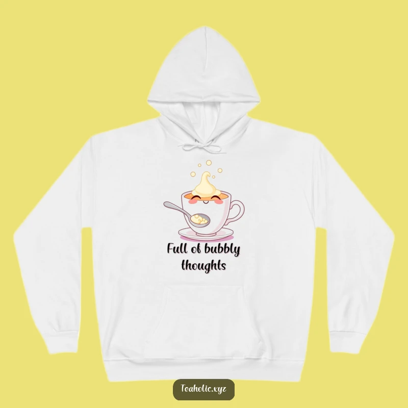 Funny Teacup Bubble Hoodie: Cozy Comfort with a Bubbly Twist