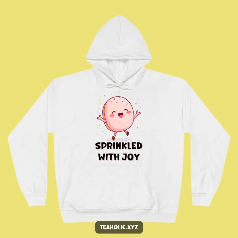 Funny Macaroon Hoodie: Cozy Up in this Sweet Delighted Dance Design