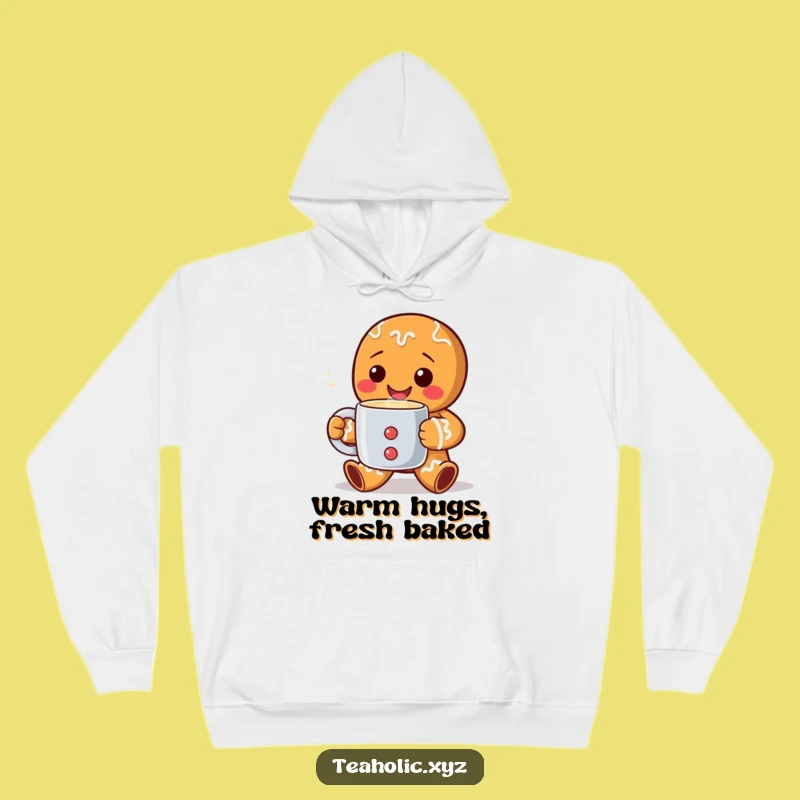 Cozy Funny Gingerbread Man Hoodie: Stay Warm With This Cheerful Holiday Sweatshirt