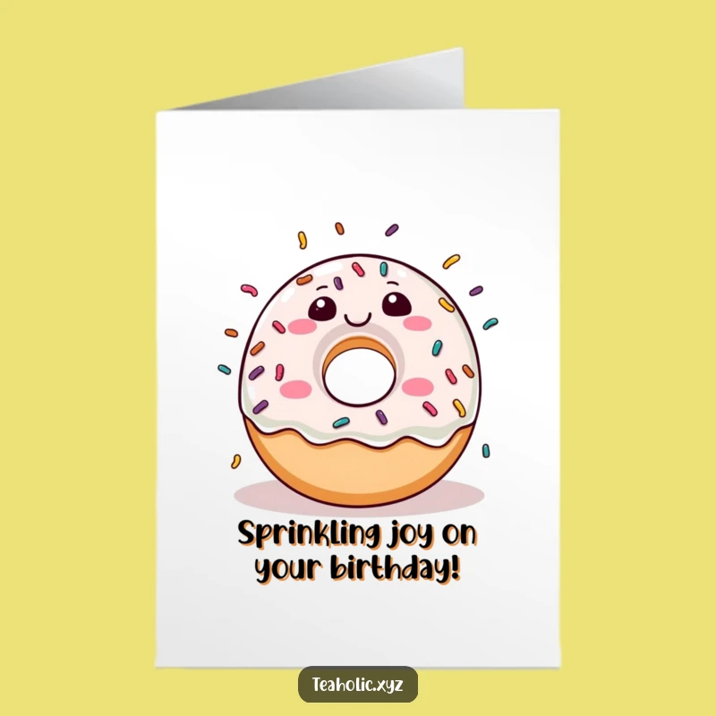 Free Printable Donut Birthday Card: Sprinkle Joyful Laughs with this Funny Downloadable Gift!