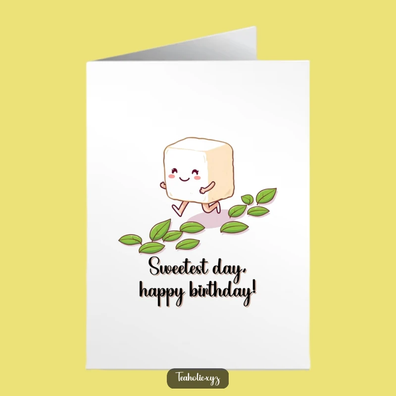 Free Printable Birthday Card: Skipping Sugar Cube for a Sweet, Funny Gift!