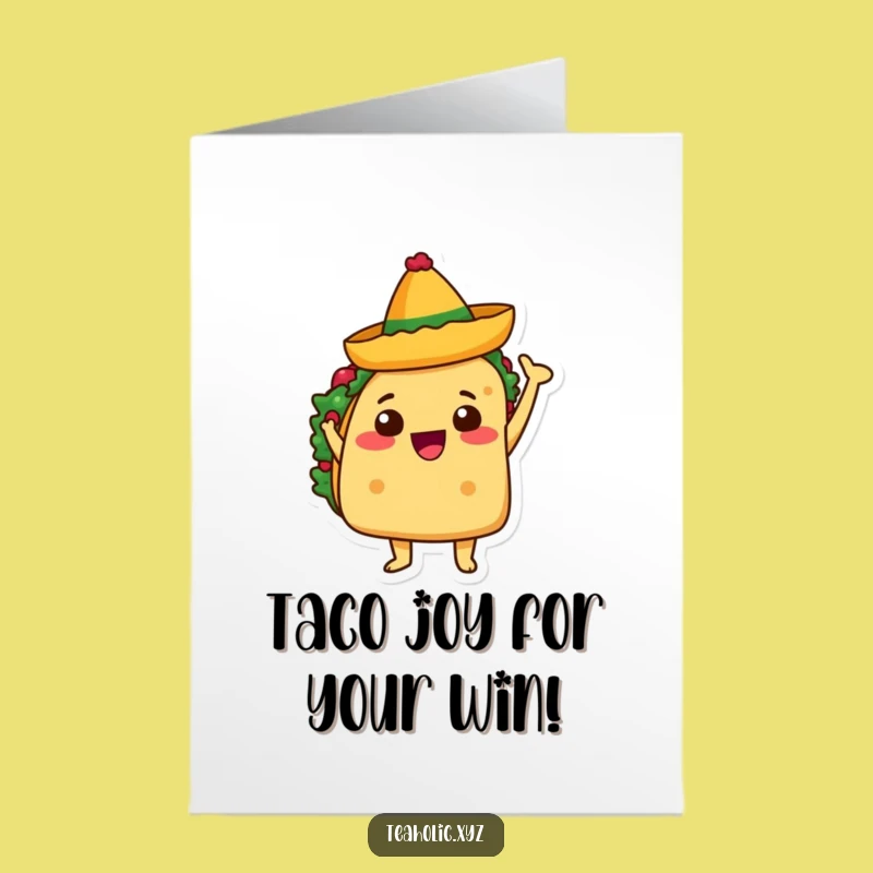 Free Printable Congrats Card: Taco Fiesta! - Festive DIY Downloadable Gift