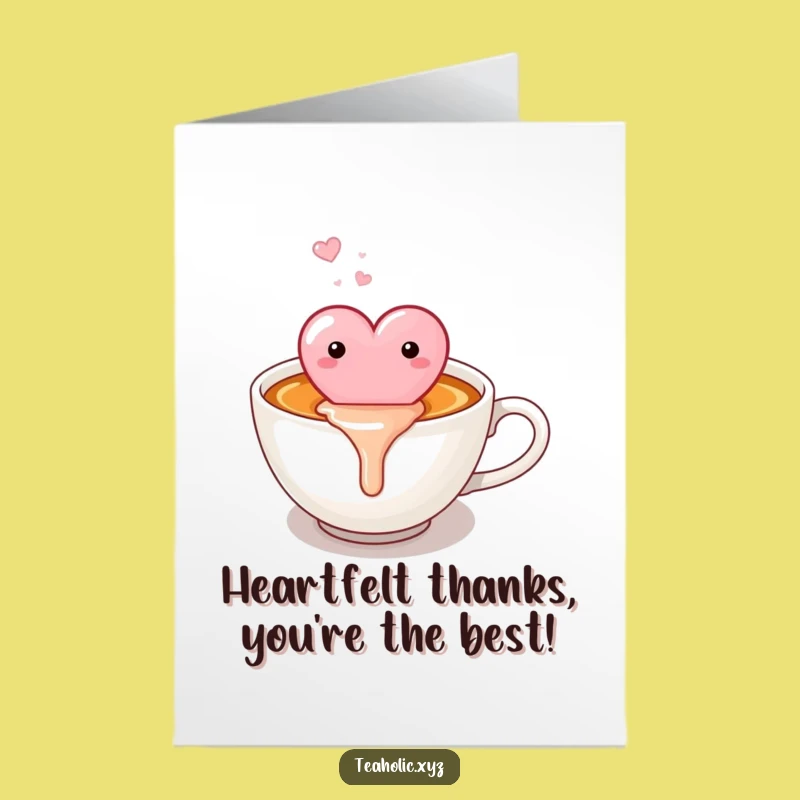 Free Printable Funny Candy Heart Thank You Card - Sweet Downloadable Gift for Gratitude
