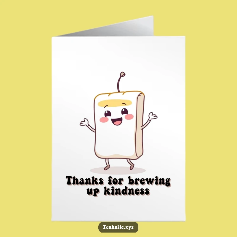 Free Printable Teabag Thank You Card: A Jig of Gratitude - Funny Downloadable Gift!