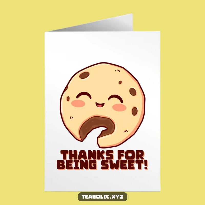 Free Printable Cookie Thank You Card: Giggling Crumb Offer for Generous Gift