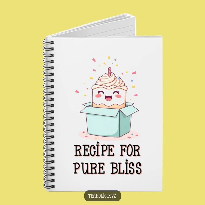 Funny Happy Cake Notebook - Jot Down Sweet Ideas and Plans