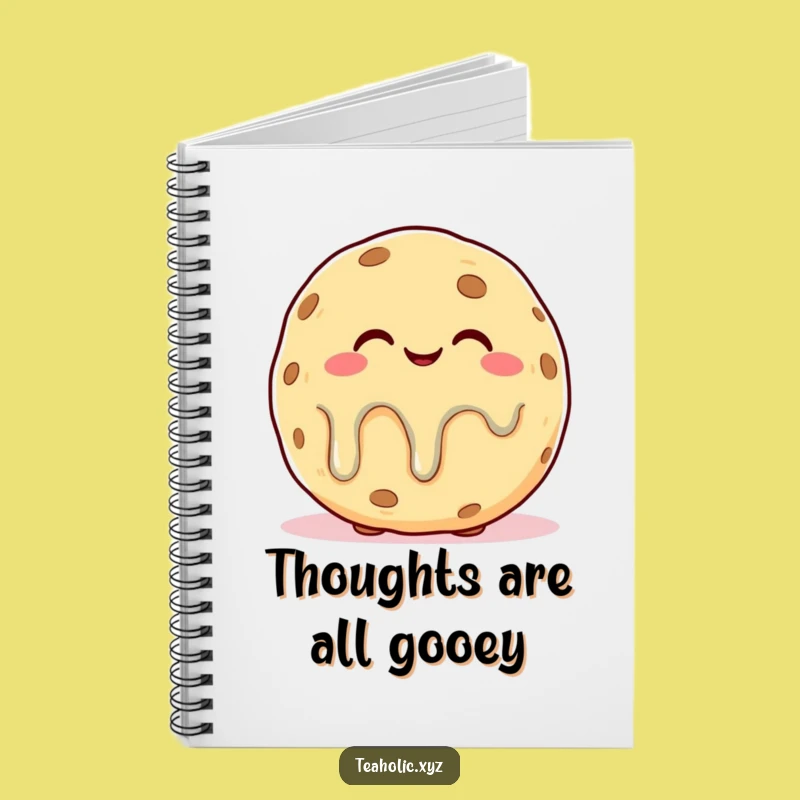 Funny Melting Cookie Bliss Notebook: Jot Down Sweet, Relaxed Thoughts