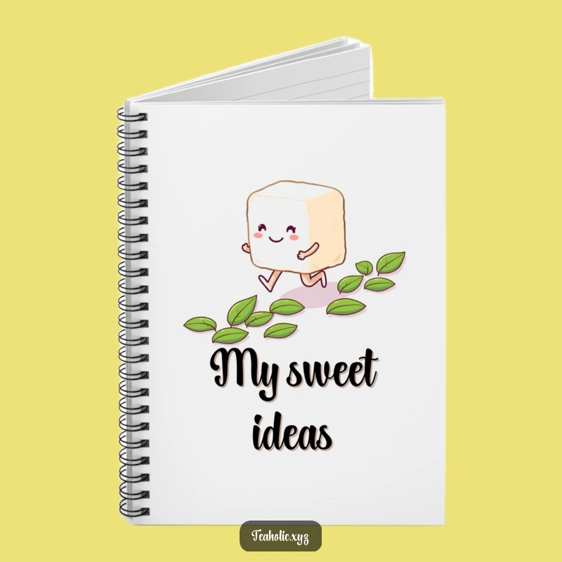 Funny Sugar Cube Notebook: Jot Down Your Sweet Thoughts